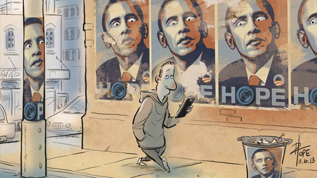 NSA espionaje Gana mil dólares con una caricatura sobre el espionaje de la NSA