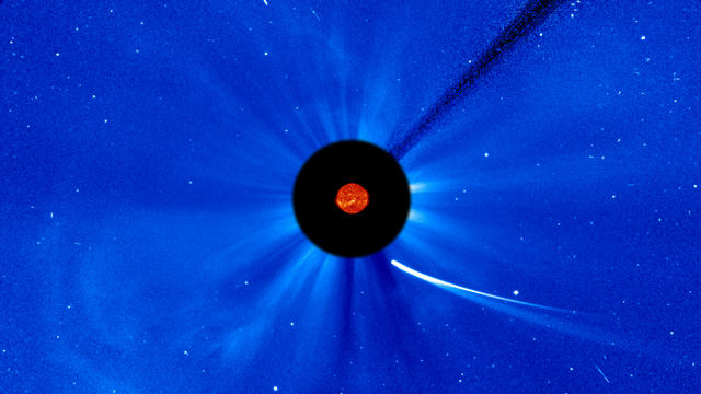 Cometa ISON La NASA muestra imágenes del cometa ISON en su camino al Sol