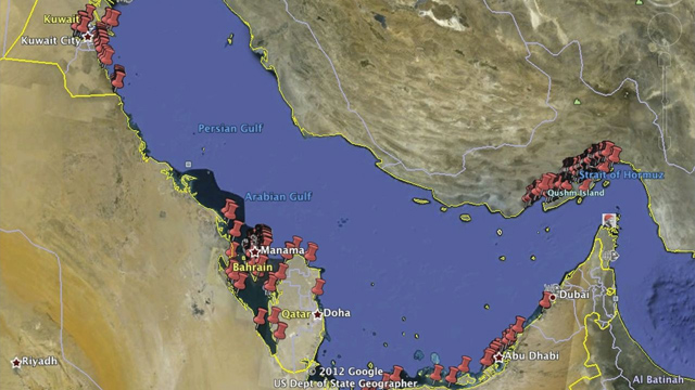 Google Earth revela la devastación de las especies marinas en el golfo Pérsico 14 Google Earth golfo Pérsico Google Earth revela la devastación de las especies marinas en el golfo Pérsico