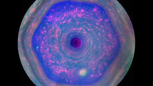 Saturno Nuevo video revela detalles del “hexágono” de Saturno