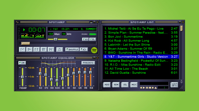Spotiamp Spotiamp: transforma tu Spotify en Winamp