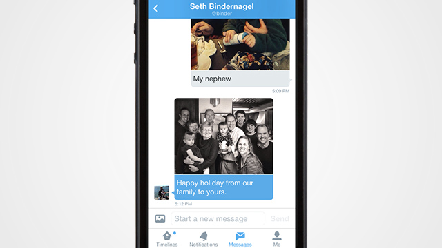 Twitter DM Twitter ya permite incluir imágenes en los mensajes directos