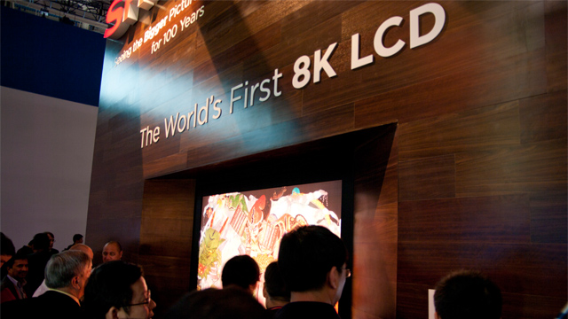Sharp 8K LCD Sharp presentará un televisor 8K con 3D sin lentes en el CES