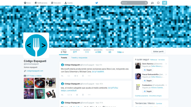 Twitter diseño 01 Twitter rediseña su imagen... y ahora se parece a Facebook