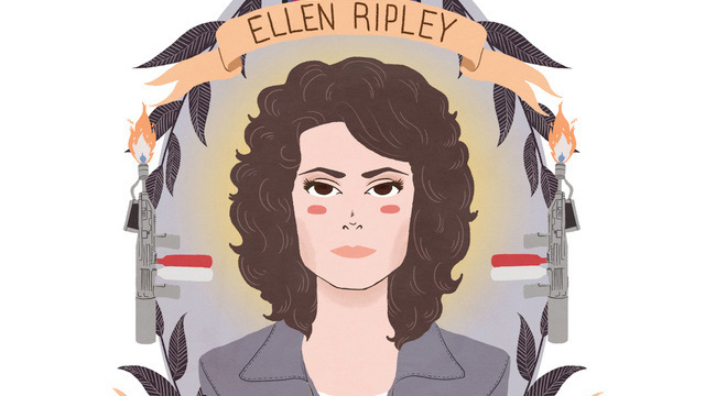 ¿Cómo serían las santas en el mundo geek? 37 Ellen Ripley ¿Cómo serían las santas en el mundo geek?