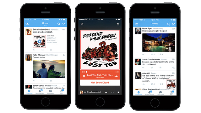 Twitter Soundcloud La app de Twitter ahora permite escuchar música de SoundCloud