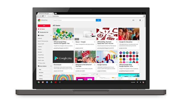 bookmark manager Google Chrome ya tiene un nuevo administrador de marcadores