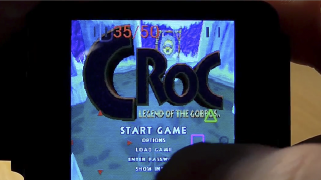 croc Ahora es posible jugar clásicos de PlayStation en un reloj