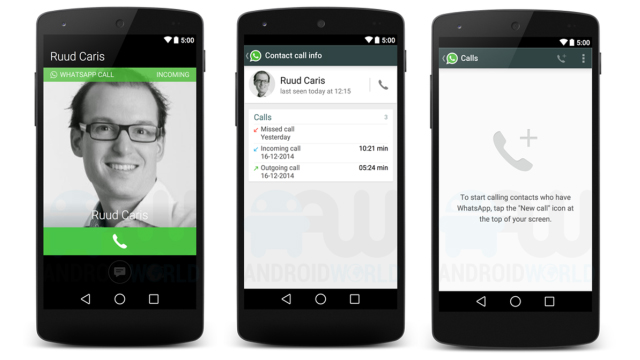 cel1 Así serán las llamadas de voz de WhatsApp
