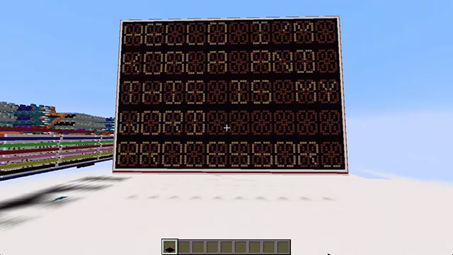 Crean un pequeño procesador de texto en Minecraft