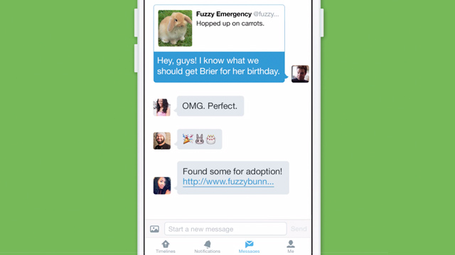 Twitter mensajes grupales Ya puedes subir videos y mandar mensajes grupales en Twitter