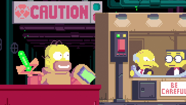 Los Simpson El pixelart de Los Simpson ya es parte de la serie animada