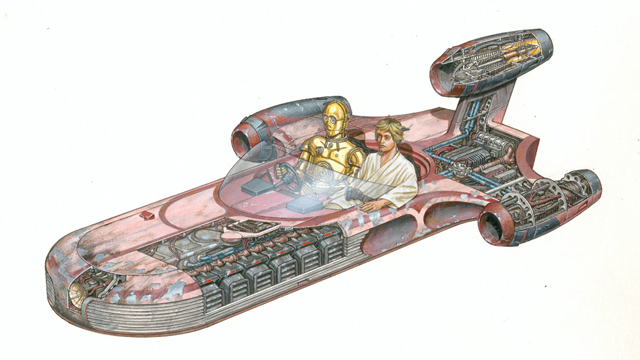 star wars naves0 ¿Cómo son los vehículos de Star Wars por dentro?