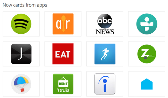 google now Google Now ahora es compatible con más de 70 nuevas aplicaciones