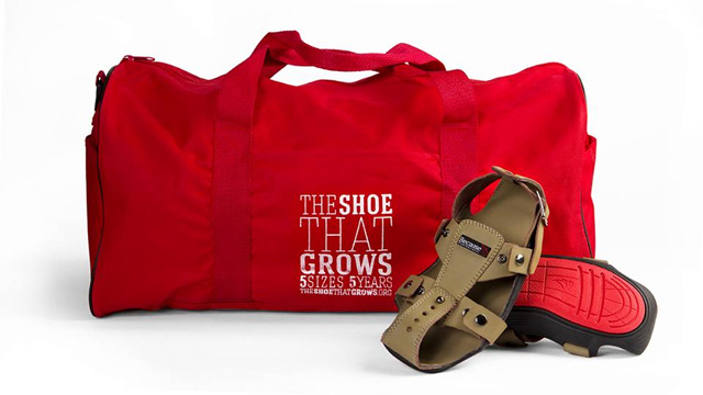 zapatos crecen Estos zapatos para niños “crecen” hasta por 5 años