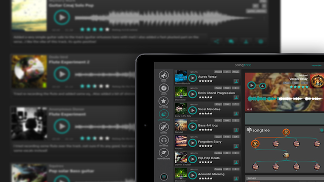 Songtree Communities Songtree le permitirá a hacer música de manera colaborativa a los usuarios de iOS