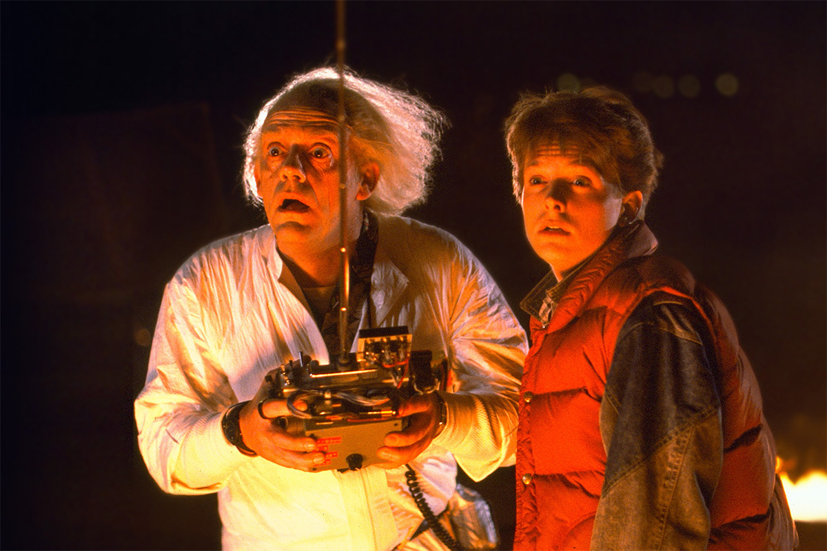 Volver al futuro Escena