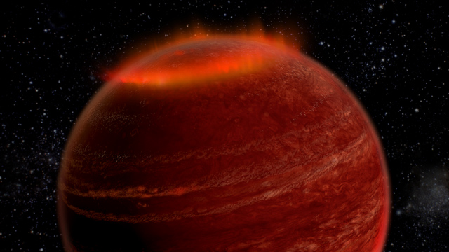 aurora boreal Astrónomos captan por primera vez una aurora fuera del Sistema Solar