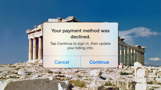 grecia itunes Los griegos no pueden utilizar iTunes, ni Pay Pal