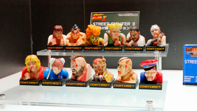 sf Nerdgasmo: Los bustos de los personajes de Street Fighter II después de ser derrotados