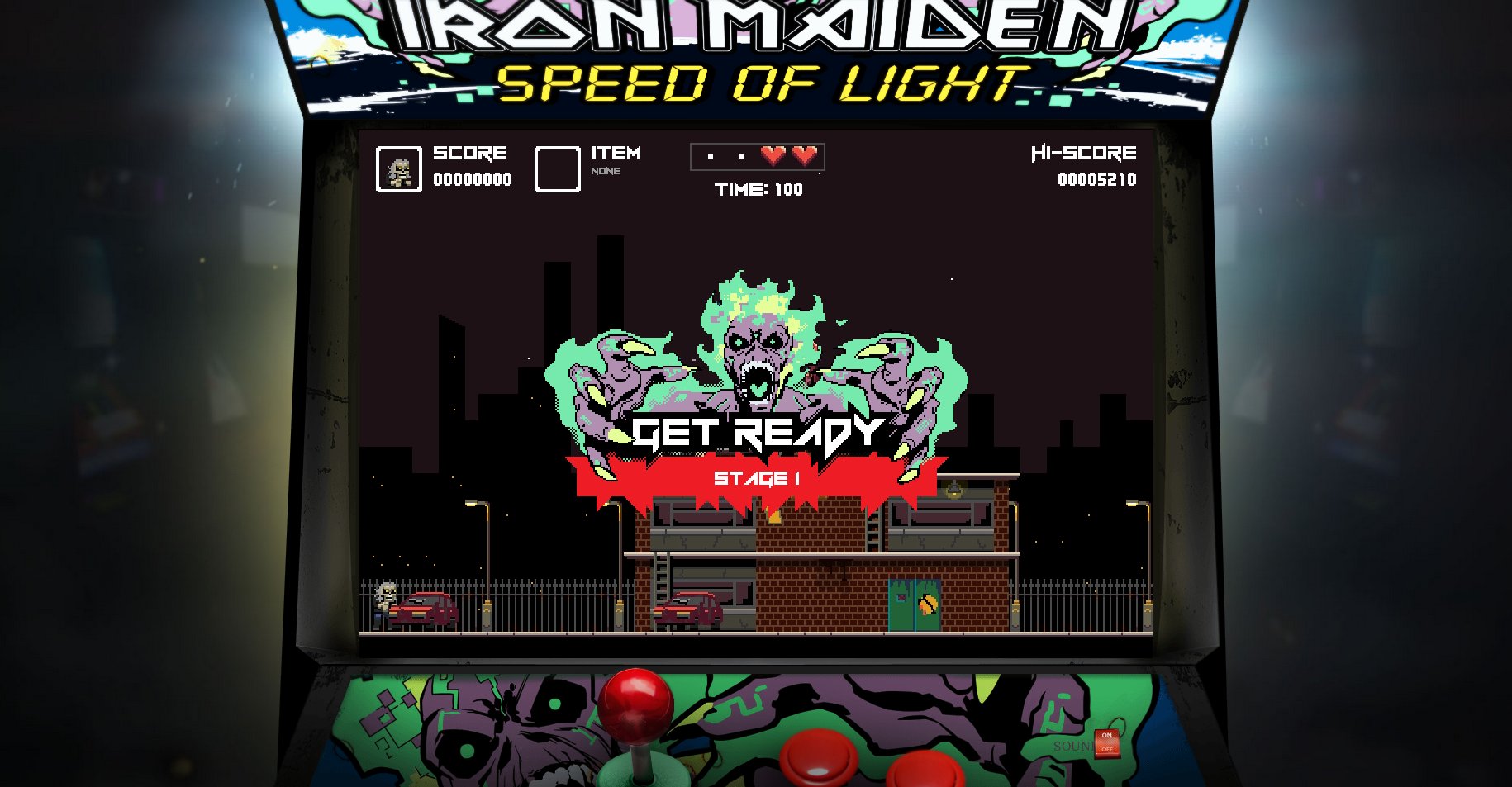 Iron Maiden juego Iron Maiden tiene un videojuego inspirado en Donkey Kong