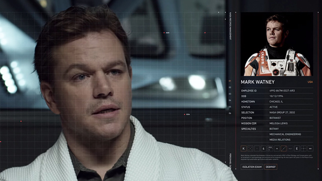 The Martian El nuevo teaser de The Martian nos presenta a la tripulación