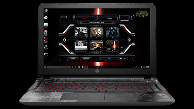 StarWars Laptop HP reveló una laptop especial para los seguidores del Imperio Galáctico