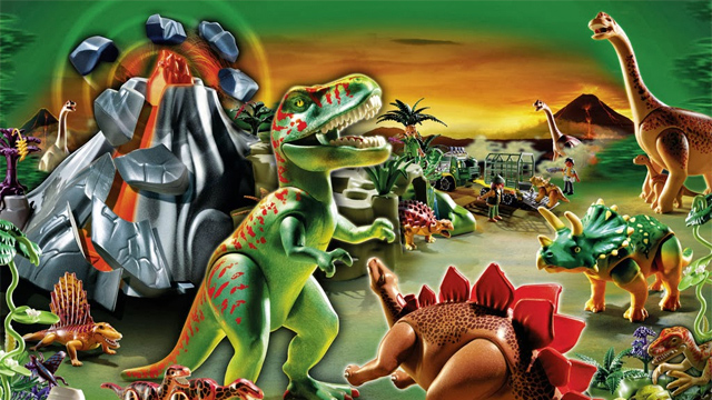playmobil El meteorito no vino solo: la actividad volcánica ayudó a la extinción de los dinosaurios