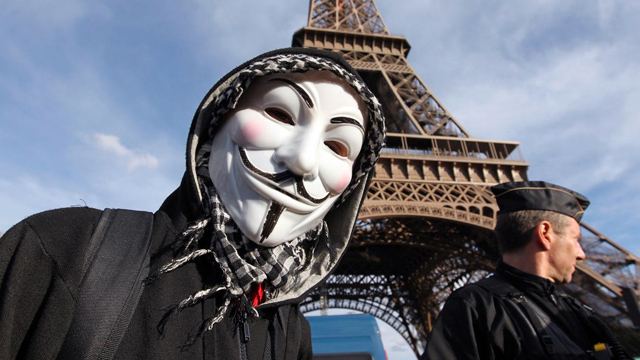Anonymous Francia Anonymous comienza a filtrar información de extremistas de ISIS