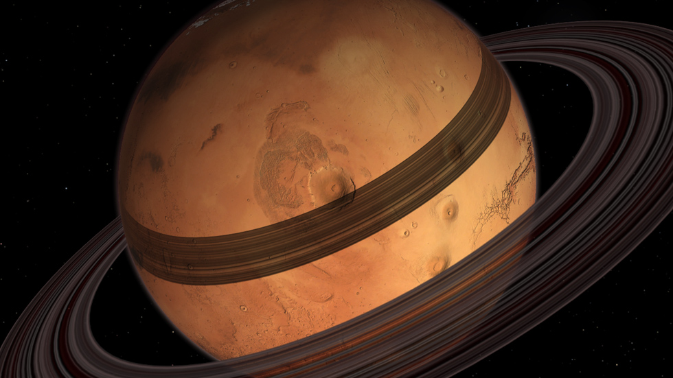 Marte anillos Marte tendrá anillos como los de Saturno en unos cuantos millones de años