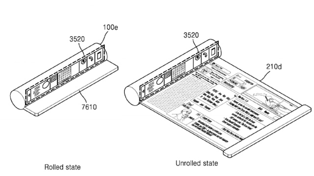 Samsung patenta una pantalla "enrrollable" para smartphones y tablets 25 pergamino Samsung patenta una pantalla "enrrollable" para smartphones y tablets