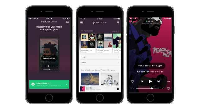 Music match Ahora puedes llevar las lyrics de Spotify a todos lados