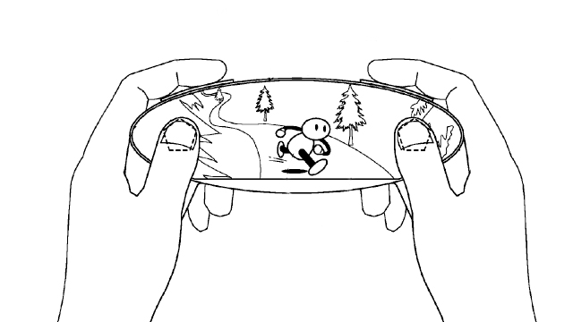 Patente Nintendo Control Una nueva patente de Nintendo muestra un control con pantalla redonda