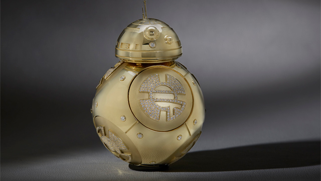 bborod Este es el BB-8 de oro solido y diamantes