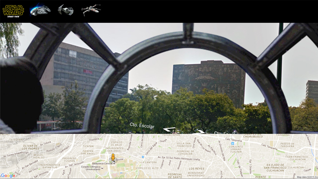 cu milenario Ya puedes usar el Halcón Milenario en Google Maps