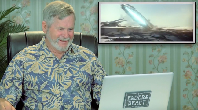 syar viejitos Así reaccionan los adultos mayores al ver el tráiler de Star Wars: The Force Awakens