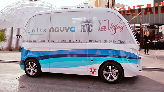 vegas Las Vegas ya cuenta con transporte público autónomo