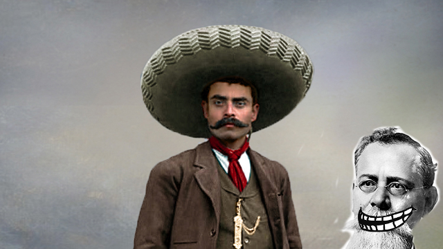 zapatito pal conejo Carranza usó armas químicas contra Emiliano Zapata