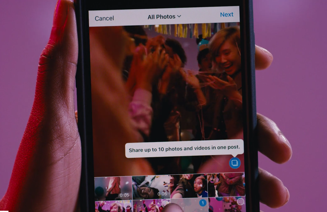 10 fotos Ya podrás compartir hasta 10 fotos y videos en un solo post de Instagram