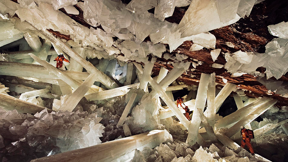 Naica 980 Hallan microorganismos con más de 50 mil años de vida en cuevas mexicanas