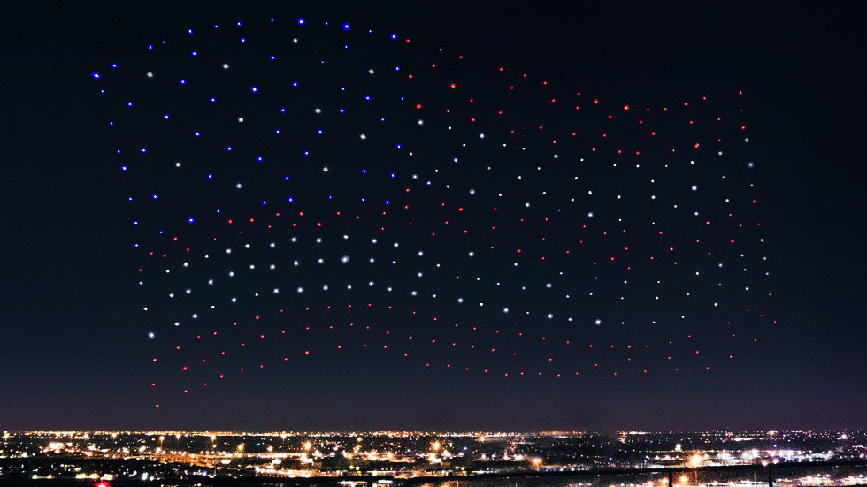 Super Bowl LI Drones Los drones del espectáculo del Super Bowl no volaron en vivo