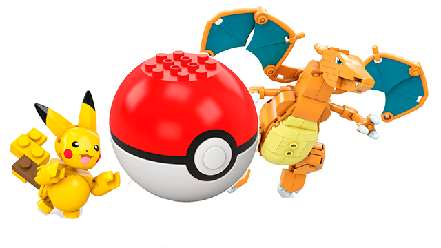 mega poke Mega Blocks (los Legos de Mattel) lanzarán juguetes de Pokémon