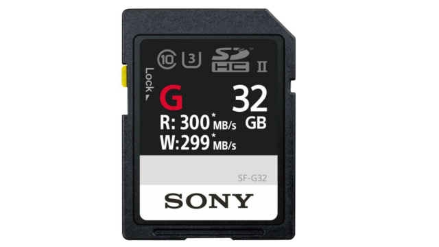 sd sf g serie uhs ii Sony crea la tarjeta SD más rápida del mercado, escribe a 299 MB/s