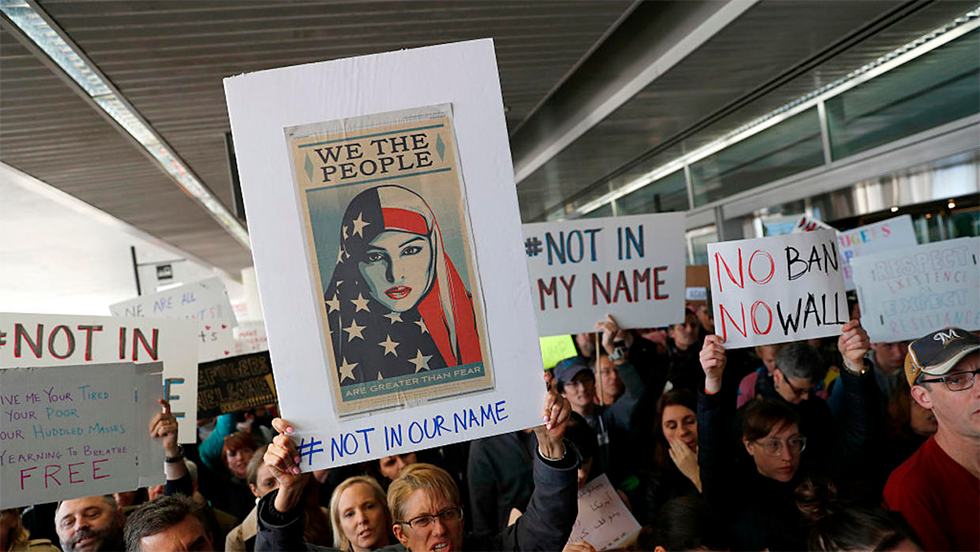 trumpas Las compañías tecnológicas se unen contra el veto migratorio de Trump