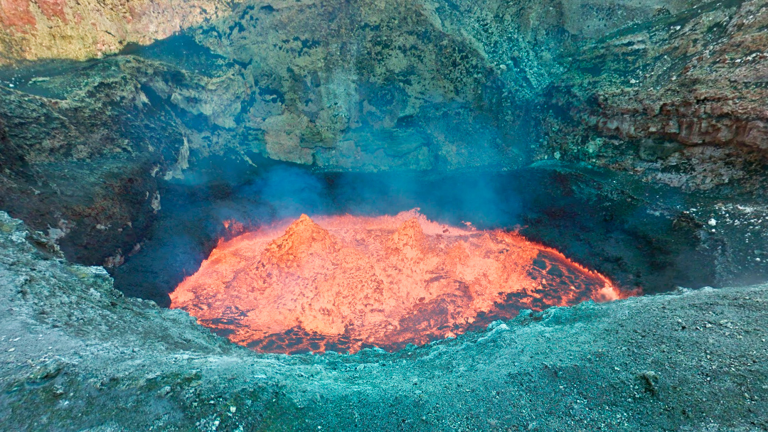 google street view volcan Google Street View te deja ver el interior de un volcán activo
