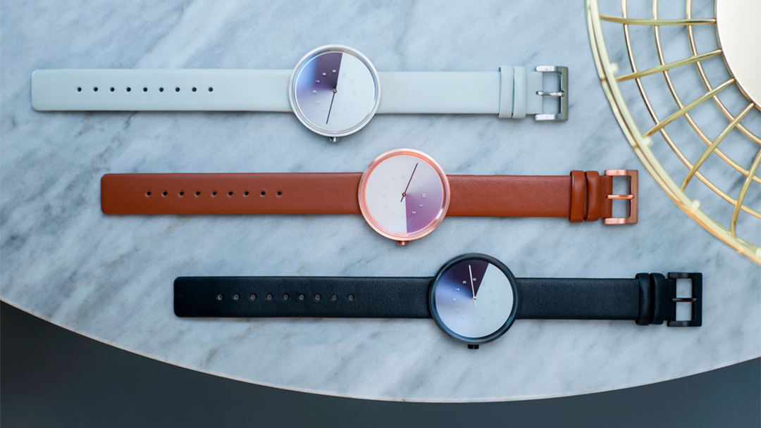 Este reloj de estilo minimalista te revelará el tiempo oculto