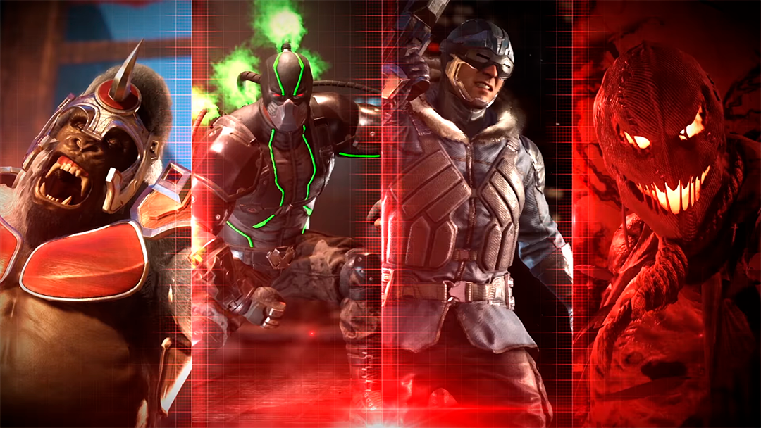injustice 1 Grodd, Bane, Captain Cold y Scarecrow protagonizan el tráiler de villanos de Injustice 2