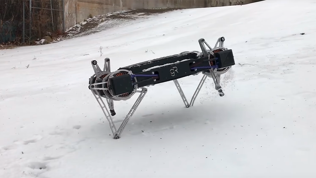 robot nieve Minitaur: un pequeño robot del que (casi) no vas a poder escapar