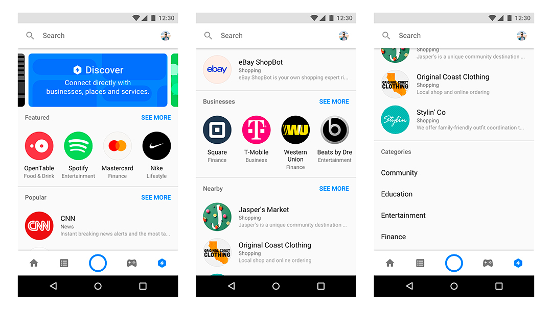 Facebook actualiza la plataforma de Messenger enfocada completamente a los bots 21 Facebook actualiza la plataforma de Messenger enfocada completamente a los bots
