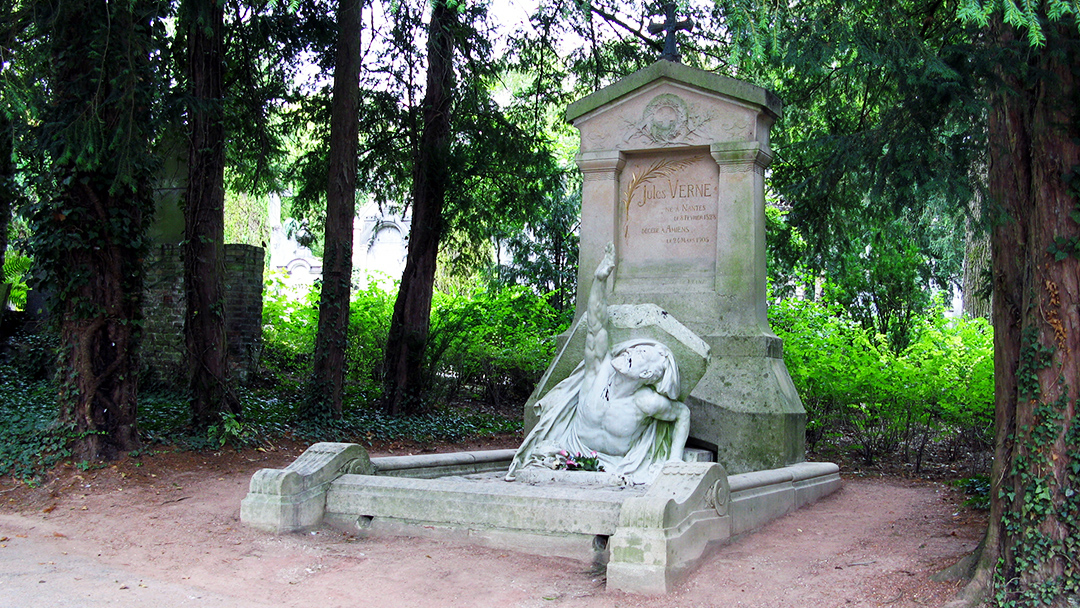 julio verne tumba Encuentran una “cápsula del tiempo” relacionada con Julio Verne